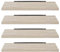 EUGAD Wandregal Wandboard 4er Set Hängeregal Holz Board Modern Sonoma Eiche 100x22,9x3,8cm 0041QJ-4