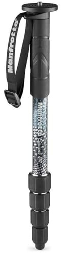 Manfrotto Element MII 5-Section Aluminum Monopod with Wrist Strap, Black