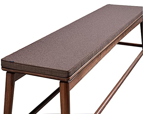 Zoomile 2/3/4-Sitzer-Bankkissen, 100 cm/150 cm/180 cm/200 cm, Holzmöbel-Bank-Pad, Sofa-Sitzkissen für drinnen und draußen, Gartenschaukel, Terrassenmöbel (braun, 30 x 200 cm)