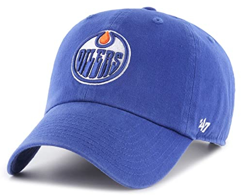 '47 Brand Adjustable Cap - CLEAN UP Edmonton Oilers royal