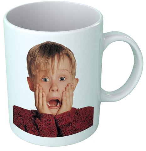 Bulabadoo Tazza Natale Divertente, Idea Regalo Simpatico Natalizio, Tazze in Ceramica da 330 ML (Urlo Kevin, Mamma Aereo Perso)