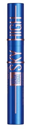 Maybelline Navy Mascara Lash Sensational Sky High Lengthening Navy Records | With Bamboo Extract, Eyelash Lengthening, Flake-Free Formula, Volumizing and Thickening, All Day Wear, Washable