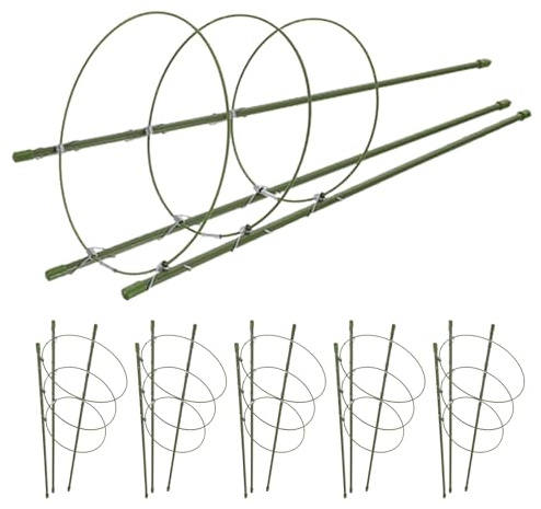 FUTUREORYY 6 Juegos Soporte para Plantas Trepadoras de Plástico de Jaulas para Tomates y Vegetales Balcón Estructura de Soporte para Frutas y Jardinería Urbana