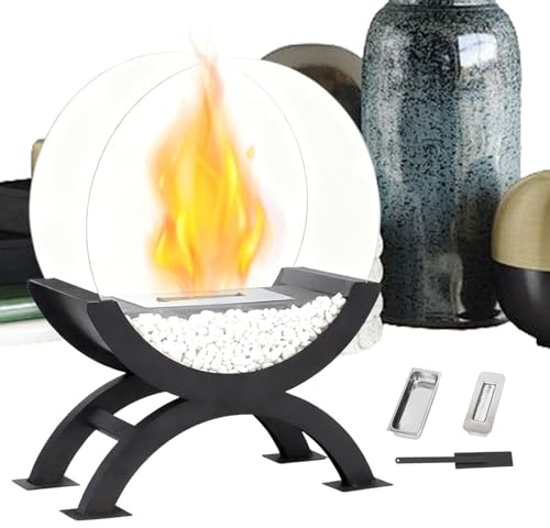 Eventerde Focolare Da Tavolo - Caminetto Riutilizzabile Portatile E Smontabile - Fuoco Da Tavolo | Per Giardino Casa Prato Esterno Comodino Balcone Camera Da Picnic Soggiorno