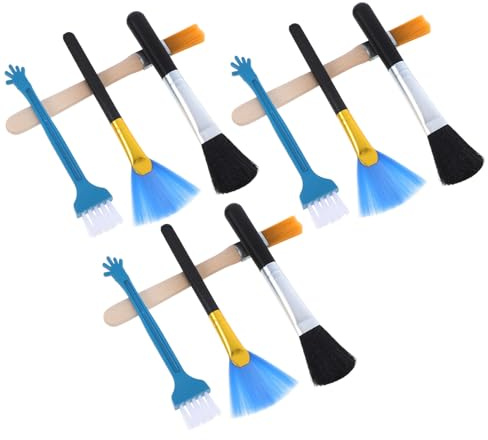 DOITOOL Kit de Nettoyage Clavier 20 Pièces Brosses à Poils Doux pour Ordinateur Portable et Appareil Photo et Électronique Brosse de Nettoyage Clavier Précision pour Dépoussiérage