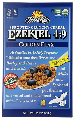 Ezekiel 4:9, Sprouted Whole Grain Cereal, Golden Flax - Food For Life