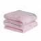 Dreamscene Luxury Faux Fur Large King Mink Fleece Ultra-Soft Snug Cosy Decorative Throw Over-Bed Sofa Warm Blanket, Blush Pink - 200 x 240cm