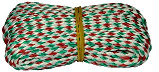 Corderie Italiane®, 006008804, Piattina tricolore per medaglie e gadget, diametro 5 mm, lunghezza 10 metri, colore bandiera italiana