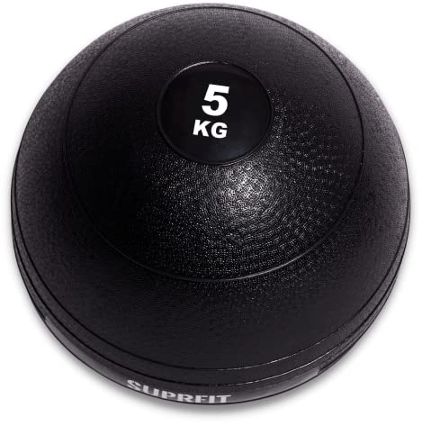 Suprfit Slamball – Speciellt gummerad medicinboll utan att studsa från golvet, slam boll med halkfri och halkfri PVC-yta för crossträning, power ball, fitnessboll – vikt: 3–70 kg