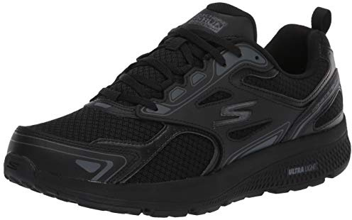 Skechers Women's Go Run Consistent Sneaker, Black, 8.5