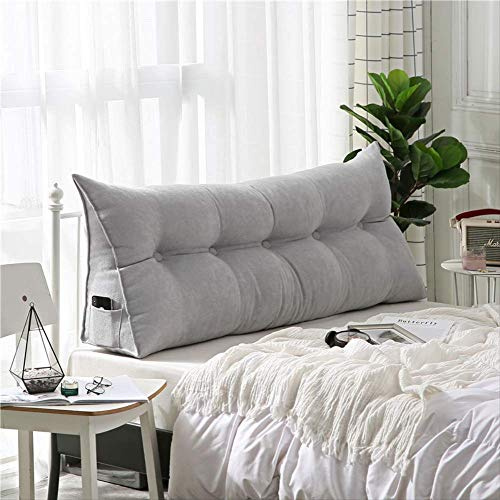 ASDFF Nuovo Cuscino Triangolare in Peluche Singolo Letto Matrimoniale Borsa Morbida Moderno Minimalista 60 * 50 * 20 cm H