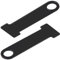 XYDZ Helmet Lock Extension for Motorcycle, 2pcs Motorcycle Open/Full Face Helmet Lock Quick Release Buckle Fastener - Black