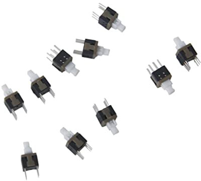 kowaku 10 Pièces 5.8 * 5.8mm 6 Broches Interrupteur Autobloquant Bouton Poussoir Projets