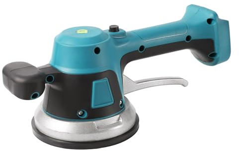 Akku Fliesenrüttler, Tragbare Fliesenvibrator für 18v Batterie, Fliesenleger Maschine, Elektrische Fliesen Vibrator, 6 Geschwindigkeitsstufen, Vibrationsmaschine für elektrische Fliesen