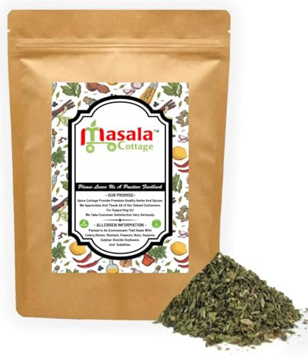Dried Basil Leaf | Leaves Herbs Premium Quality by Masala Cottage® 25g-1.9kg (25, Grams)