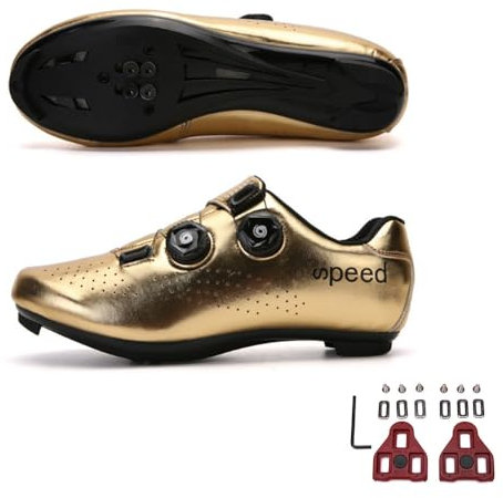 Mateju Fahrradschuhe Herren Damen Rennradschuhe Kompatibel mit Look SPD-SL Delta Lock Pedal Reitschuhe,Draussen Atmungsaktive Radschuhe Leichte Schuhe Rennrad Schuhe