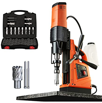 1500W MD60 magnetisk borrpress, 2-3/8 tum (60 mm) TCT ringformig borrdiameter. 15000N Magnetic Force Magnetic Drilling System
