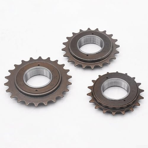 ZiStarlilife Piñón de rueda libre de acero extraíble para bicicletas de una sola velocidad, 16/18/20/22T, elección ideal para ciclistas, para bicicletas de carreras con o sin desviador (20T)