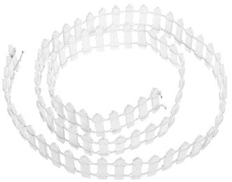 VICASKY Valla de madera para suculentas accesorios de valla de jardín para paisajes y proyectos de bricolaje duraderos