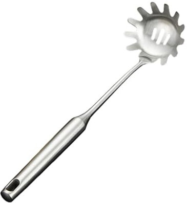 Set di stoviglie per 6 persone, in acciaio inox, pinze per spaghetti, pinze per spaghetti, piatti e ciotole nere (argento, taglia unica)