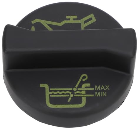 Phefop Tappo di Riempimento dell'olio Cover Serbatoio dell'olio Motore Tappo d' 71740676 Materiale ABS Sicuro Sigillazione Compatibile con 500 Grande Punto Evo 1.2 8V MK2B Punto Panda Idea Seicento
