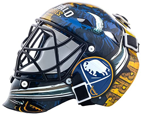 Franklin Sports Eishockey-Sammelartikel Torwart-Helm mini, Design: Logo Einer NHL-Mannschaft, Unisex, 7784F22, Navy, Einheitsgröße