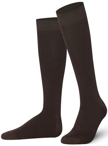 Mysocks Knee High Socks for Women and Men - Soft Combed Cotton Long Socks - Ladies Girls Knee Length Knee Socks