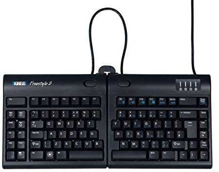 Kinesis Freestyle2 Ergonomic Keyboard UK Layout with 20 Separation Cable