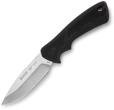 Buck 282510 BUCKLITE MAX II Large Jagd- / Outdoormesser, Silber, 23cm