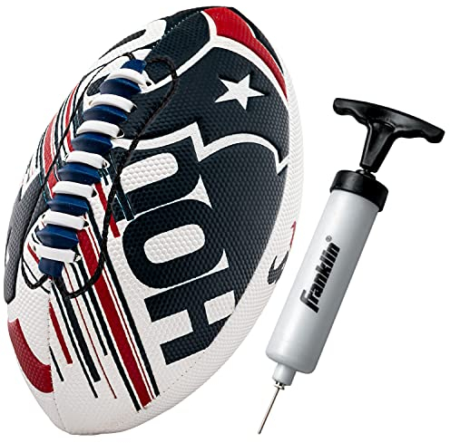 Franklin Sports NFL Air Tech Mini Football - 8.5 - Houston Texans