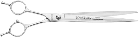 Hundeschere Linkshand Revolution | EHASO | Profi Fellschere Linkshänder für Hunde | 25 cm gerade | Hochwertige Hundescheren direkt aus Solingen | Langlebig und hochwertig