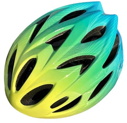 JISADER Kinder Fahrradhelm ab 4 Jahre Mädchen Junge, Skaterhelm Reithelm Kletterhelm, Kinder Sport Helm Fahrrad, Kinder Belüftung Helm, Verstellbarer Skateboardhelm für Outdoor Rollschuhlaufen, Grün