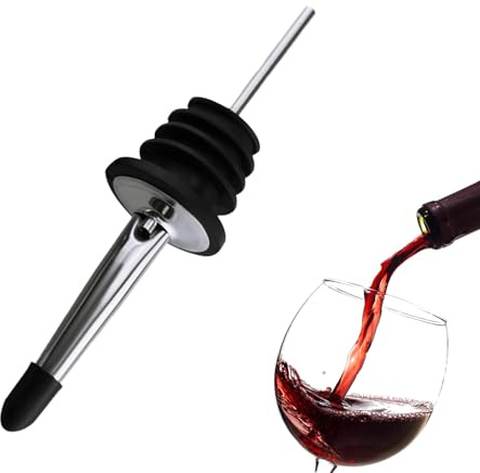 Vertedor de Botellas de Licor, tapón de Botella de Vino de Acero Inoxidable, Boquilla de de Oliva, Boquilla selladora de Acero Inoxidable, Accesorio para Barman, dispensador automático de