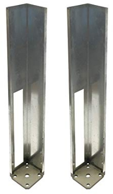 Vinyl Fence Concrete/Wood Post Mount Tower with Mounting Kit (4x4x36 (2 Pack))
