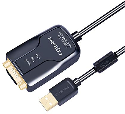 CQRobot 10,4 Fuß USB zu RS422 oder RS485 Serielle Konverter-Adapterkabel mit FTDI-FT232-Chip zum Windows 10 8 7 XP Linux Mac. 600W Überspannungsschutz-15KV ESD-E/A Steuerung-Unterstützt 32 Knoten.