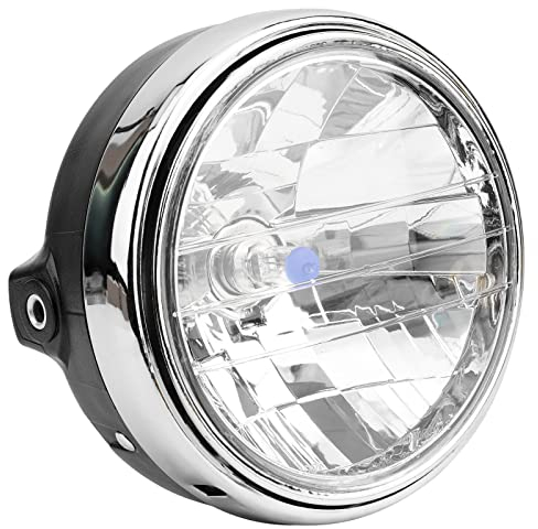 AHL Motorrad scheinwerfer, Universal Scheinwerfer Hauptscheinwerfer Schwarz Metall Kit Kompatibel mit HONDA Hornet 250 / Hornet 600 / Hornet 900