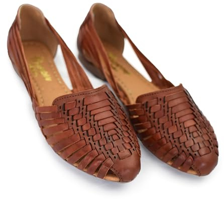 Macarena Collection Womens Shoes Leather Sandals for Women | Huarache Handmade Mexican Sandals | Comfortable & Stylish Womens Sandals 2167