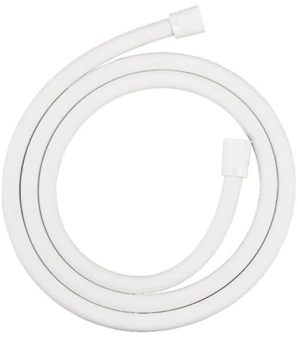 Tuyau ou flexible de douche en PVC blanc perle 1,7 m