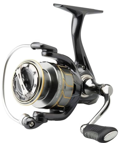 Mitchell MX3SW, Moulinet de pêche, Moulinet à Tambour, Mer - Pêche côtière, Le Moulinet de pêche en mer idéal pour Une Large Gamme d'applications, Unisexe, Argent et Or, 7000