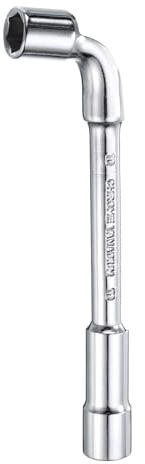 QUARKZMAN Llave de Vaso Hexagonal en Forma de L de 10mm Llave de Tubular Métrica de 6 Puntas de Acero con Alto Contenido de Carbono, de Doble Extremo, para Reparaciones y Mantenimiento