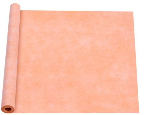 Bande d'étanchéité imperméable pour salle de bain, tapis de découplage pour carrelage, bande d'étanchéité étanche pour toilettes, plafond mural, sauna, carrelage (Couleur orange, 30M)
