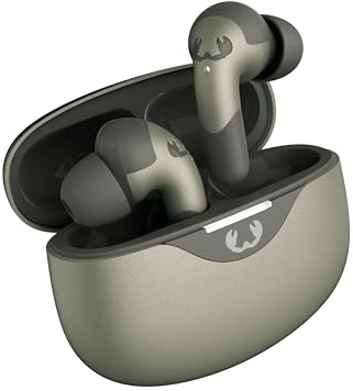 Fresh 'n Rebel Twins Ace, Auriculares Intrauditivos Bluetooth con Cancelación Activa del Ruido Híbrida, Micrófono ENC, Resistentes a Salpicaduras (IPX4), 34h de autonomía (Dried Green)