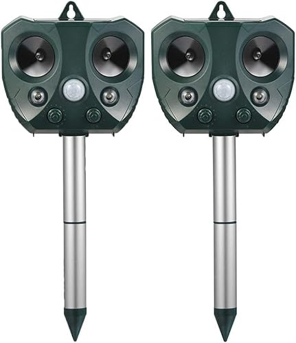 Ultraljudsdjuravskräckare, Soldriven Kattavvisande, Batteridriven Djuravskräckare Med Pir-rörelsesensor, Vattentät Sonic Cat Scarer