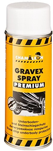 Chamäleon Premium Unterbodenschutz Sprühdose Bitumen Steinschlagschutz Versieglung Spray (weiß, 1)