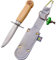 HABA Terra Kids Opinel Taschenmesser – Robustes & sicheres Schnitzmesser für Kinder ab 6 Jahren, mit Filztasche & Karabiner, zum Schnitzen & Basteln – 1304245001