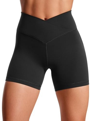 CRZ YOGA Crossover Biker Shorts 5 Black 12