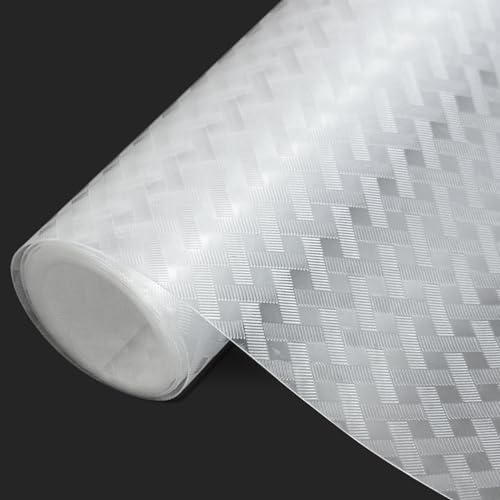 Sevenpers Schubladenmatte 30cmx150cm Antirutschmatte,Eva Wasserfest Nicht Klebende Unterlage,Abwaschbar Schrankpapier für Kühlschrank,Schublade,Bücherregal(30x150cm,Transparent)