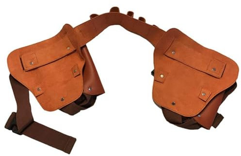 Porte-gobelet à la taille - Holster en cuir - Ceinture pliable pour bière/soda avec ceinture réglable - Porte-bouteille multifonction pour les fêtes, les voyages, le camping, la randonnée, marron