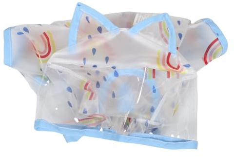 Toddmomy Transparent Hundregnjacka med för Små och Medelstora Helkroppsskydd Snö och Snabb Torkning och Bekväm Passform