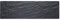 KitchenCraft We Love Summer Rectangular Melamine Slate-Effect Food Serving Platter, 53 x 16 cm (21 x 6.5), Black Slate Effect